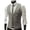 Grey, variant on Joernso Suit Vest Sleeveless Pockets Simple Solid Color Men Formal Business Vest Workwear