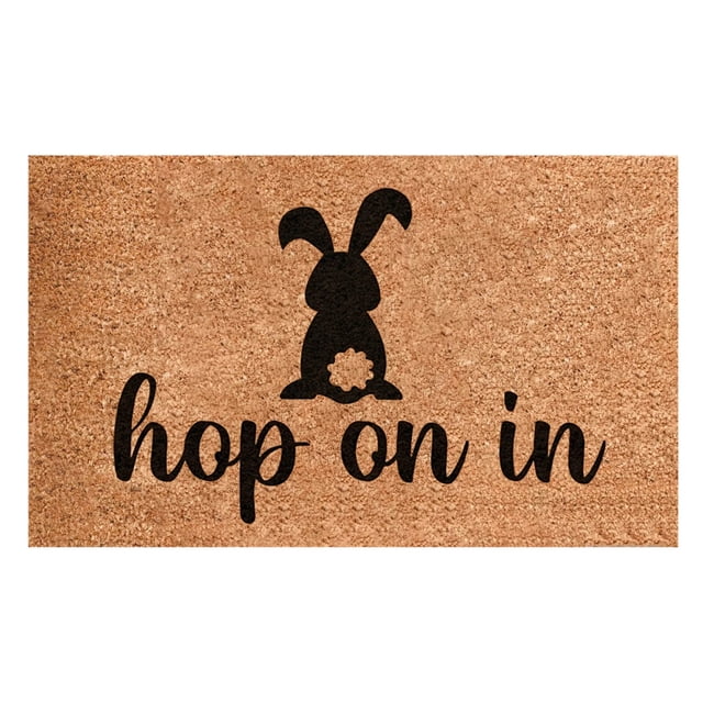 Dsscvnef Tapis de Bienvenue de Pâques Non - Polyester Intérieur Extérieur Tapis Décoratif pour Entrée de Maison
