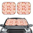 thumbnail image 2 of Gukieu Strawberry Print Car Windshield Sun Visor, Foldable Anti-UV Car Sun Visor Suitable for Vans, Trucks Car Accessories-Medium, 2 of 6