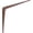 Walnut, variant on National Hardware N245-779 211BC Shelf Bracket in White