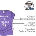 thumbnail image 4 of Growing My Valentine Valentines Day Pregnant Pregnancy Announcement Shirt (Purple, Medium), 4 of 6