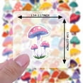 thumbnail image 6 of 35pcs-50pcs Cartoon Stickers Nature Kids Stickers Mushroom DIY Stickers for Laptops Suitcases Notebooks, 6 of 9