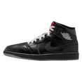 thumbnail image 2 of Men's Jordan 1 Mid SE Black/Black-White-Wolf Grey (HV5177 010) - 8.5, 2 of 6