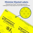 thumbnail image 5 of Avery Printable Rectangle Labels, Neon Yellow, 3-1/3" x 4", 120ct, 5 of 11