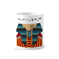 thumbnail image 1 of Faraón de Egipto rojo amarillo azul Taza de cepillo de dientes, 1 of 3