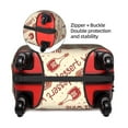 thumbnail image 4 of Kll Red Wine Luggage Cover Suitcase Cover Suitcase Protector-Medium, 4 of 8