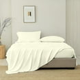thumbnail image 1 of SGI Bedding 1000 TC Egyptian Cotton Bed Sheet Set - Full Size Sheets 1000 Count Sheets for Full Size Bed - Soft, Durable Sheets Cotton Sheets in 1000 TC 15" Deep Ivory, 1 of 6