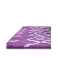 thumbnail image 3 of Unique Loom Moroccan Trellis Collection Area Rug - Mamounia (10' x 13' 1" Rectangle Violet/Ivory), 3 of 10