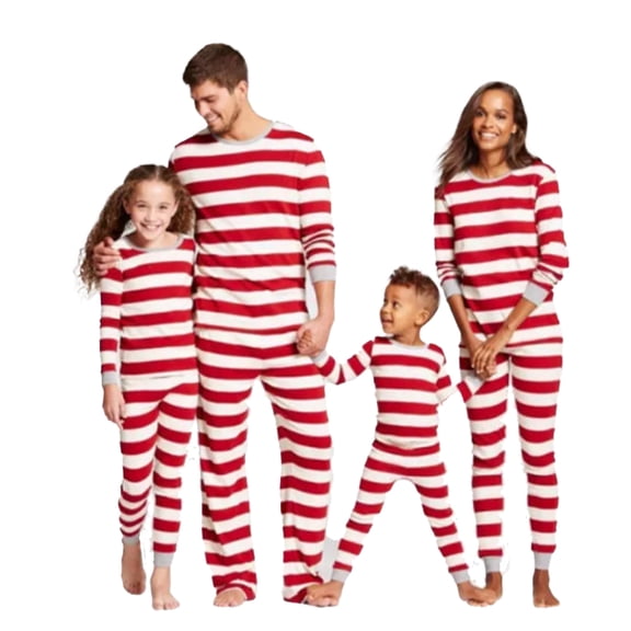 KYAIGUO Family Matching Outfits Mommy and Me Pajamas Matching Set Long Sleeve Christmas Plaid Loungwear Set