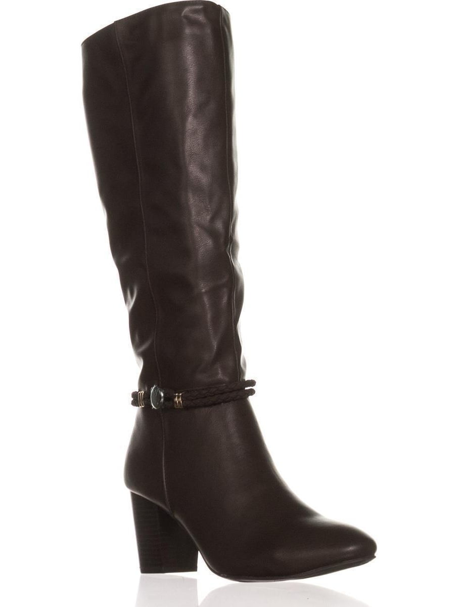 Womens KS35 Galee Mid-Calf Dress Boots, Brown - Walmart.com