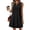 Black, variant on Womens Long Dresses Breathable Loose Fit A Line Midi Dress 2026 Summer Sleeveless Crew Neck Interview Dress Basic for Night Out and Club S-XXXL