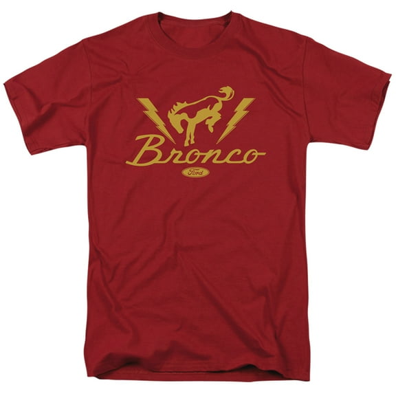Ford Bronco Lightning Bronco S/S Adult 18/1 T-Shirt Cardinal