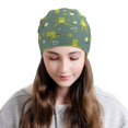 thumbnail image 2 of Rocae Cute Yoga Frogs for Beanies Hats for Men Women Warm Chunky Knit Hats Winter Adult Milk Silk Knitted Beanie, 2 of 7