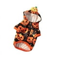 thumbnail image 5 of Dog, Cat, Pumpkin Hoodie Halloween Party Pet Clothing, 5 of 6