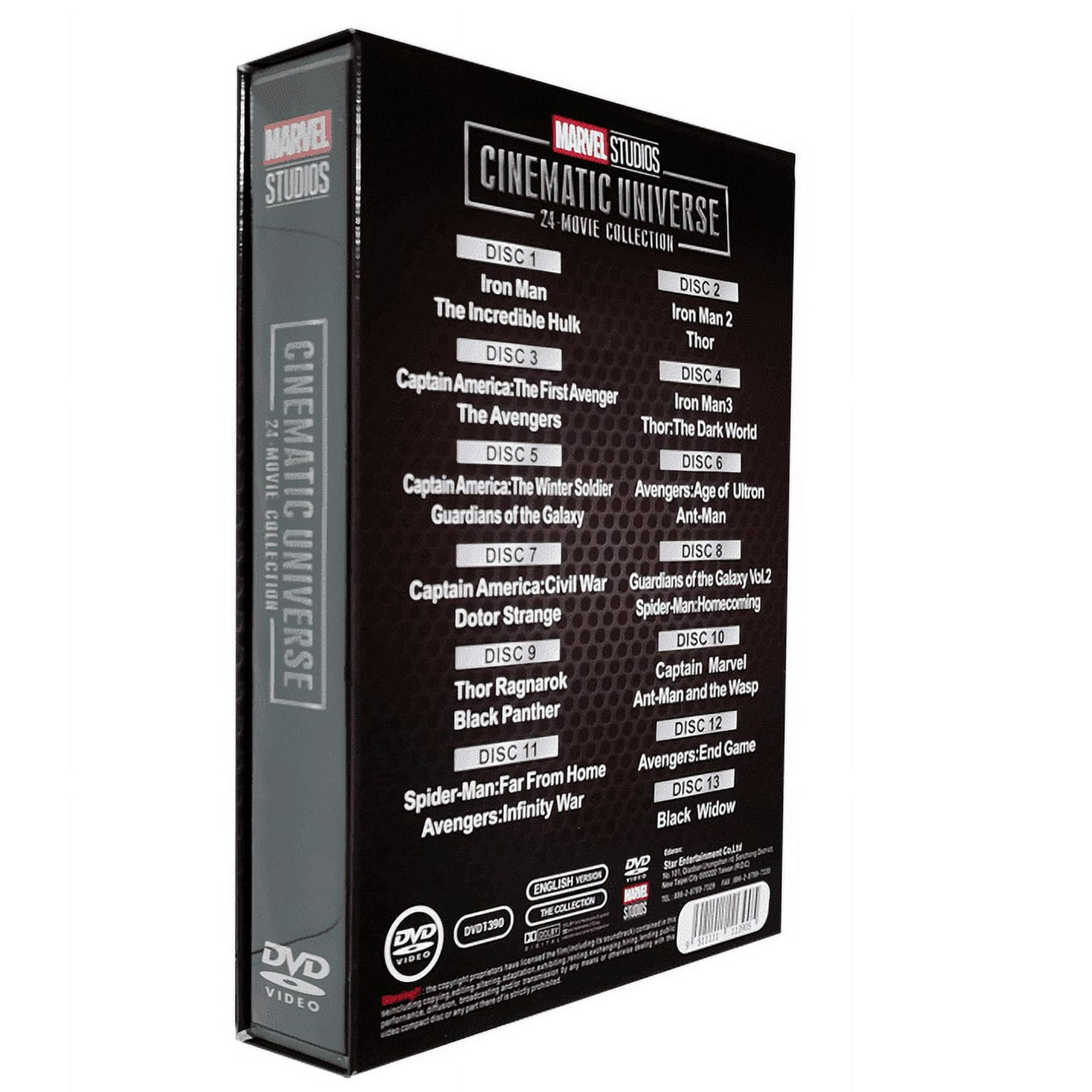 「マーベル」DVD・レンタルアップDVD 24巻セット マーベル映画」 正規品DVD・レンタルアップDVD24本セットΩ