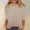 🔥 Beige, variant on Sentmoon Womens Sparkly Tops Women's T-Shirts Fashion Women's Pullover Shirt with Sequins and Casual Crew Neck 3 4 Sleeve Trendy for Travel & Vacation L