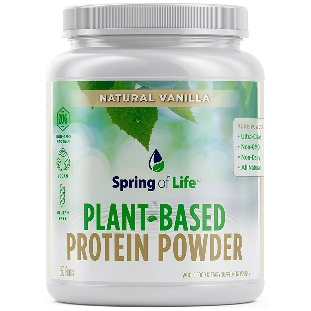 Spring Of Life PlantBased Protein Powder, Vegan, NonGMO