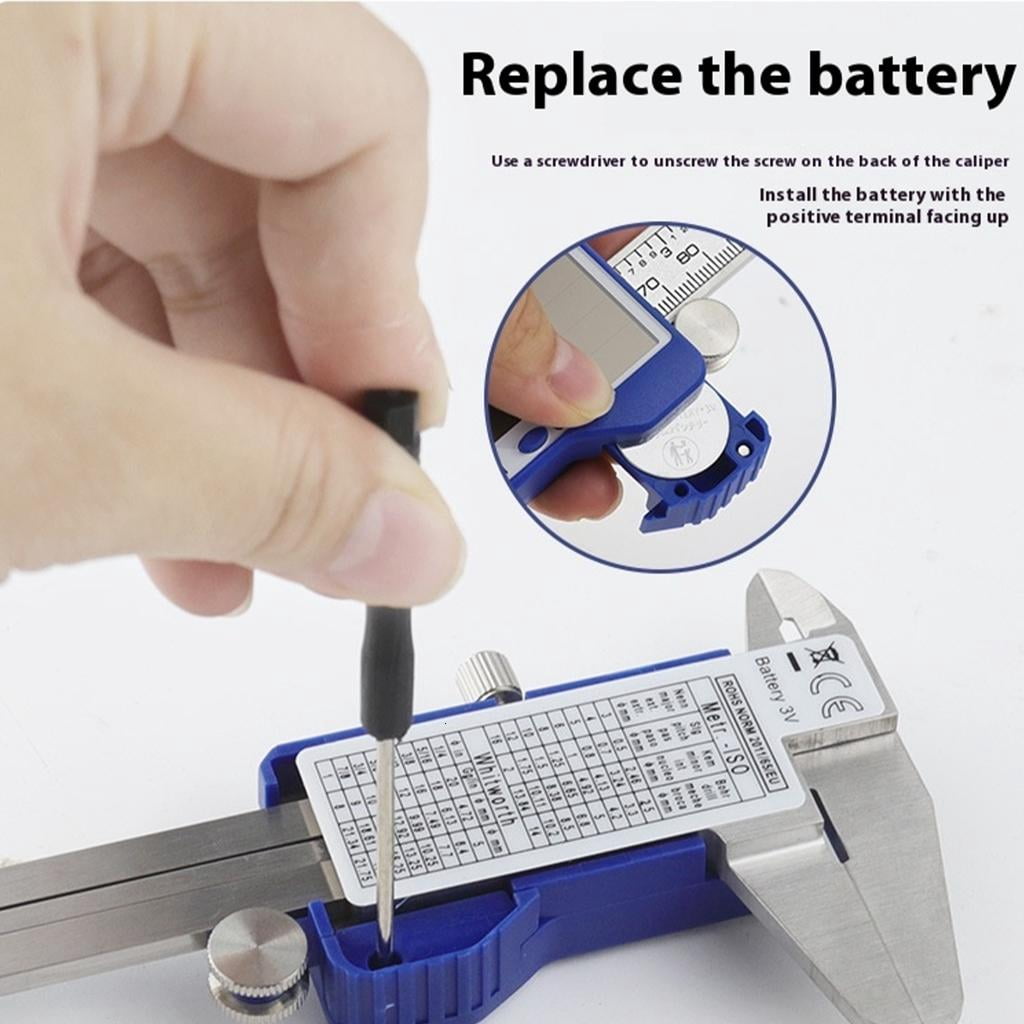 CEORPER Solar Digital Calipers 150m Steel Resistant Measuring Tool For Project