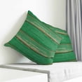 thumbnail image 4 of Throw Pillow Covers 16x16 Inch, Green Wood Grain Decorative Pillow Cases for Couch Sofa Bed, Farmhouse Texture Vintage Country Cotton Linen Square Home Decor Pillowcases with Hidden Zipper, 4 of 7