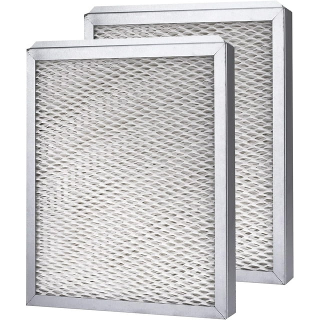 2 Pack 990-13 Humidifier Vapor Water Pad Filter(Multi-Layer mesh and Aluminium foil) Compatible with GeneralAire 990-13/G13 Replacement Models 709, 1040, SL16,1042, 1137,990 GFI #7002 (12”x9.75”x1.5”)
