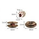 thumbnail image 3 of Fiudx Rascador para Animales, Juguete Corrugado Duradero, Accesorio Interactivo para Gatos, Solución para Aliviar El Estrés y Evitar El Desgaste de Las Garras, Divertido y Atractivo, Apto para Todo T, 3 of 6