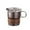Blue, variant on WIFKLSIIPG with Lid Cup Sleeve Collapsible Coffee Cup 9.5 OZ 280ml Stainless Steel Foldable Handle Folding Camping Cup Leak Proof Portable Cup Travel Mug with Lids for Hiking Silver Vintage(Purple)