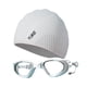 thumbnail image 5 of Gafas de natación con tapa de natación vasos de natación portátiles ajustables, anti antidiebla impermeable, tapa de natación de silicona profesional, 5 of 8