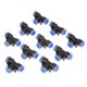 thumbnail image 2 of 10 Piezas 10mm 3/8 T Estilo Un Toque Conexiones Empuje el Conector Neumático Línea de Aire Conexiones Rápidas Unbranded GS03526, 2 of 7