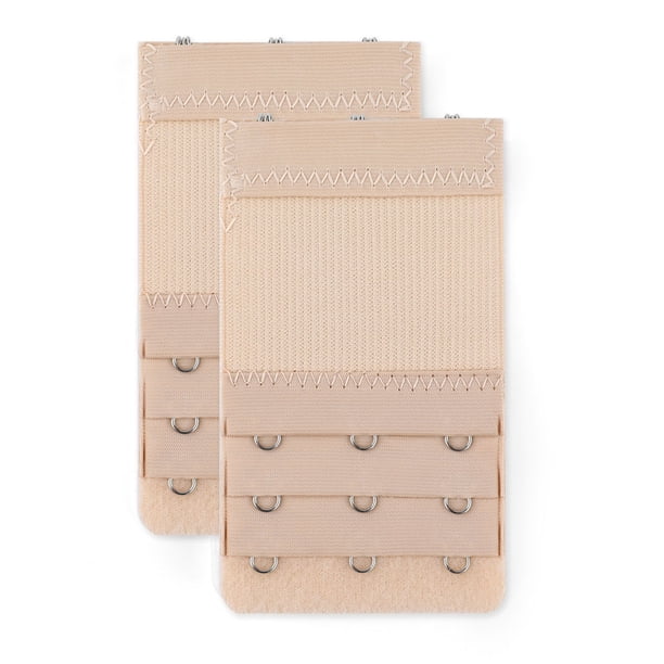 Sujetador Sujetador Elástico Extensores Extensión Gancho 3 Filas(2/3/4 Gancho)Para Las Mujeres Albaricoque-1 3 Ganchos