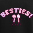 thumbnail image 3 of CafePress - Besties Women's Dark Pajamas - Women's Short Sleeve Print T-Shirt and Pants Dark Cotton Pajama Set, 3 of 7