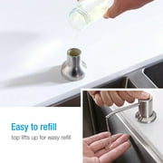 Kitchen Sink Soap Dispenser ,Stainless Steel Liquid Hand Lotion Shampoo Dispenser Pump Built in