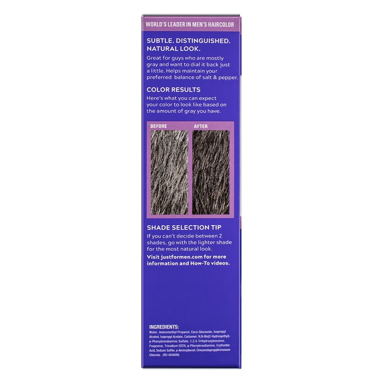 Just For Men Touch of Gray Hair Color, Black T-55 - Walmart.com