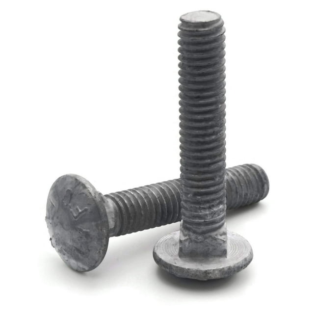 Boulon de Chariot Galvanisé à Chaud - 38-16 X 3 Pi - Qty-100
