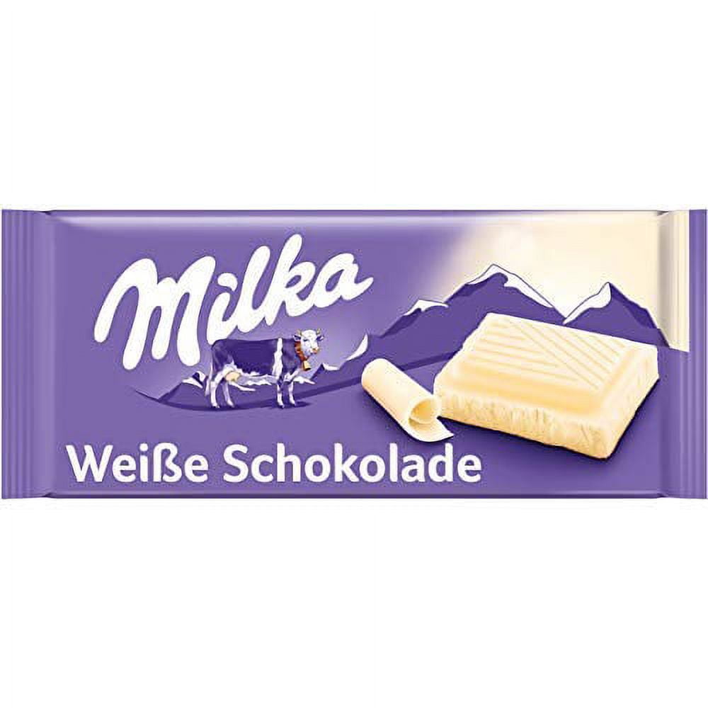Milka Alpine Milk White Chocolate, 3.5 oz. Bars (Pack of 22)