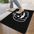 thumbnail image 3 of Evil Pumpkin Ghost Doormat,Durable Absorbent Happy Halloween Low-Profile Door Mat 17x30 Inch Door Mats for Bedroom Living Room, 3 of 6