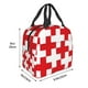 thumbnail image 3 of Easygdp Red Cross 1 Bolsa Térmica Premium - Tela Oxford Impermeable, Gran Capacidad, Bolsillo Frontal, Unisex para Trabajo, Escuela, Actividades al Aire Libre y Picnics, 3 of 8