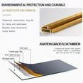thumbnail image 5 of 65"x22" Aluminum Alloy Frame Mirror Rectangular Full Length Floor Mirror Gold, 5 of 8