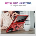 thumbnail image 4 of For Samsung Galaxy Z Fold 7 Case ,Heavy Duty Shockproof Body Phone Cover Built in Metal Rotated Magnetic Ring Holder Kickstand,Dual Layer Military-Grade Drop protection,Red, 4 of 8