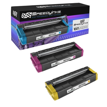 SpeedyInks - Compatible Ricoh SP C250A Color Toner Set 407540  407541  407542 for use in SP C250DN  SP C250SF