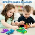 thumbnail image 6 of Build & Paint Your Own Wooden Cars, Monster Truck, Helicopter, Cruise Liner, DIY Wood Craft Kit, Easy to Assemble Arts Crafts Kit, Birthday Party Presents for Kids Boys Ages 6 and Up, 6 of 6