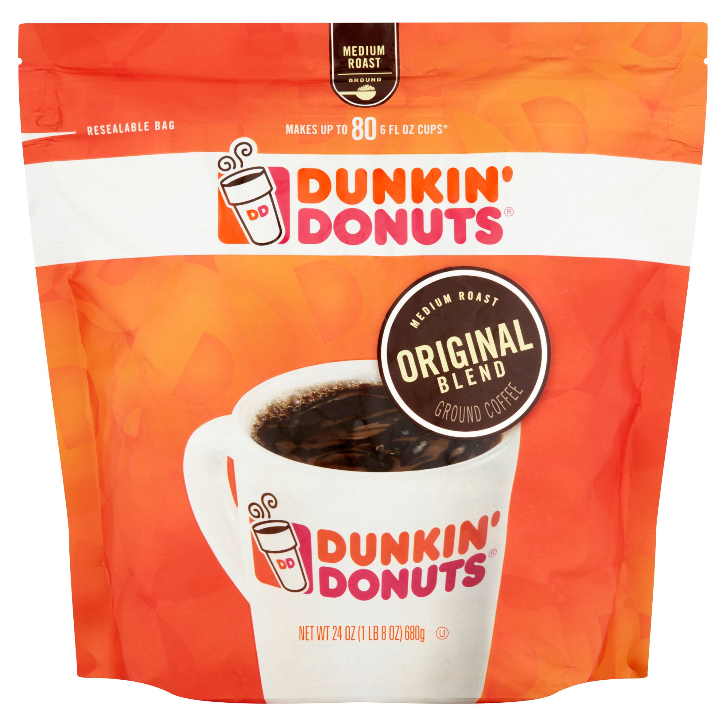Dunkin' Donuts Roast Medium Blend Original Ground Coffee 24 oz