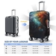 thumbnail image 4 of Kdxio Colorful Ink Style Dragon Pattern Luggage Cover for Travel,Elastic and Durable,Fits 18-32 Inch,Anti-Scratch Suitcase Protector-No luggage included, 4 of 5