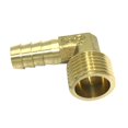 thumbnail image 2 of Codo de 90 grados, 1/2 NPT, conexión rápida, accesorios de aire de latón macizo con púas 20mm x 12mm, 2 of 5