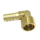 thumbnail image 2 of Accesorio de tubería de codo de latón de 1/2 pulgada NPT, 8 mm, 10 mm, 12 mm, 14 mm, 16 mm, 19 mm 20mm x 12mm, 2 of 5