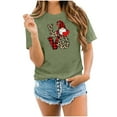 thumbnail image 1 of Birdeem T-Shirt à Col Rond Imprimé à Manches Courtes pour Femmes, Mode Saint-Valentin, Chemise Décontractée Ample, Hauts, 1 of 1