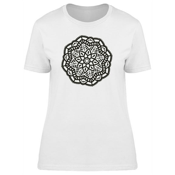 Floral Mandala Nature T-Shirt Women -Image by Shutterstock, Female Small