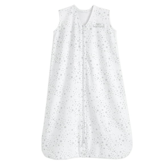 HALO SleepSack Wearable Blanket, 100% Cotton, Midnight Moons Grey, Infant, Unisex, Small, 0-6 Months