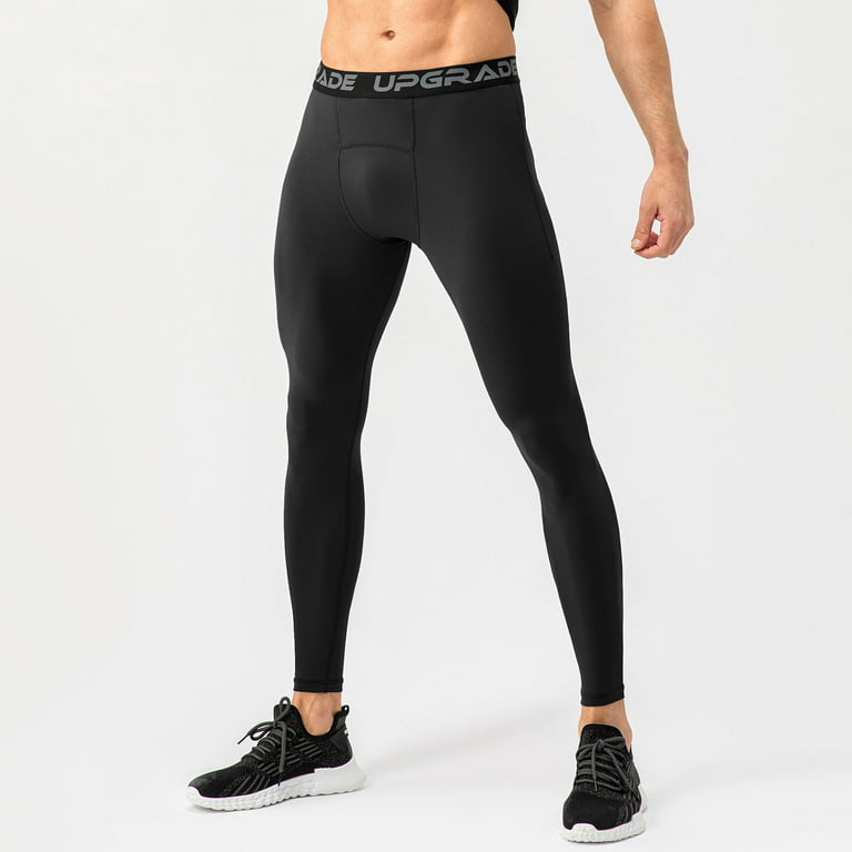 YYDGH On Clearance Compression Leggings for Men Quick Dry Cool