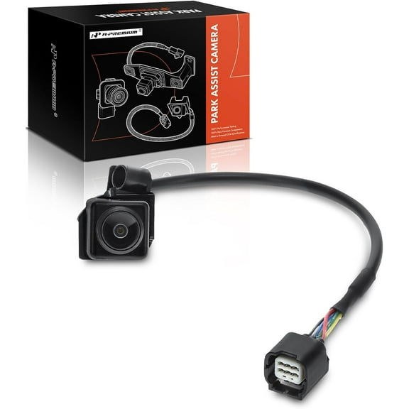 A-Premium Right Park Assist Camera Rear View Backup Reverse Camera Compatible with Select Honda Models - 2015 2016 CR-V CRV - Replace# 36580T1WA51