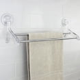 thumbnail image 6 of Better Houseware Suction-Cup Double Towel Bar, Clear, 6 of 6